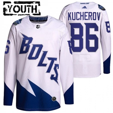 Dětské Hokejový Dres Tampa Bay Lightning Nikita Kucherov 86 Adidas 2022 Stadium Series Authentic